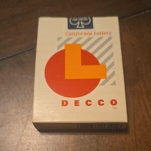 California Lottery Playing Cards, New Not Opened